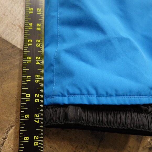 Quiksilver snow pants girl's 14 blue adjustable inner straps pre owned - Picture 10 of 15